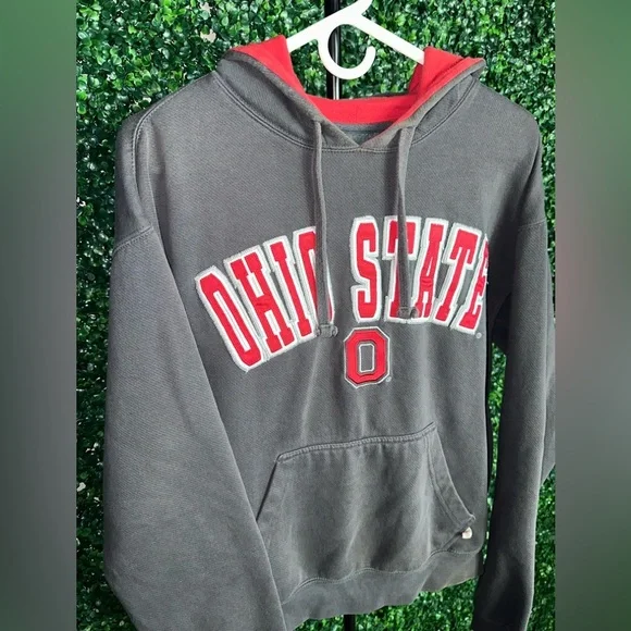 Ohio State Buckeyes Varsity Authentic Apparel Gray Hoodie - Picture 2 of 7